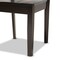 Baxton Studio Zamira Modern and Contemporary Transitional Dark Brown Finished Wood 5-Piece Dining Set 177-11377-8026-Zoro - alternate 3